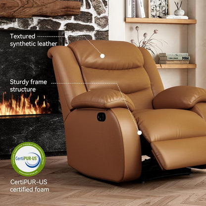 Power Swivel Rocker Recliner,Fabric Glider Recliner Nursery Chair,Small Rocking Chair,Single Reclining Sofa with Lumbar Support,USB&Type-C Ports,Living Room Home Threater Seat, Flint Grey