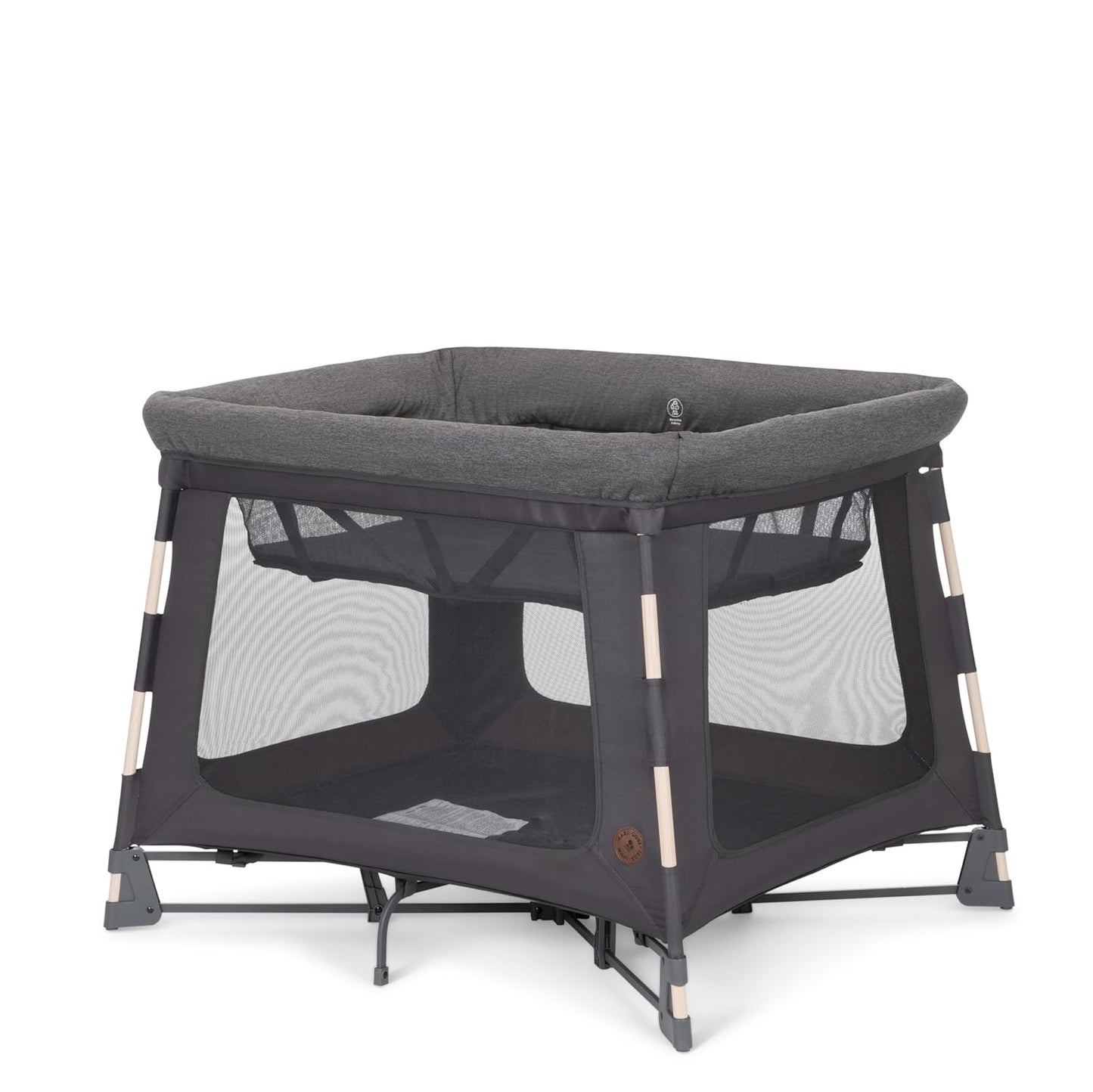 Maxi-Cosi Swift Baby Playard with Mat, Baby Playpen, Play Yard with Bassinet, Portable Playpen for Babies and Toddlers, Classic Oat