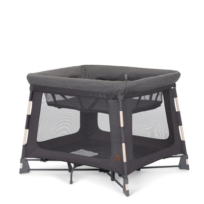 Maxi-Cosi Swift Baby Playard with Mat, Baby Playpen, Play Yard with Bassinet, Portable Playpen for Babies and Toddlers, Classic Oat