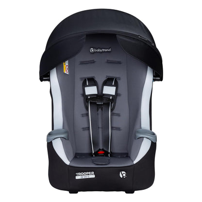 Baby Trend Trooper™ Slim 3-in-1 Convertible Car Seat, Dash Black – Slim Fit, 3-in-1 Growth Modes, Lightweight Design, Adjustable Comfort Padding
