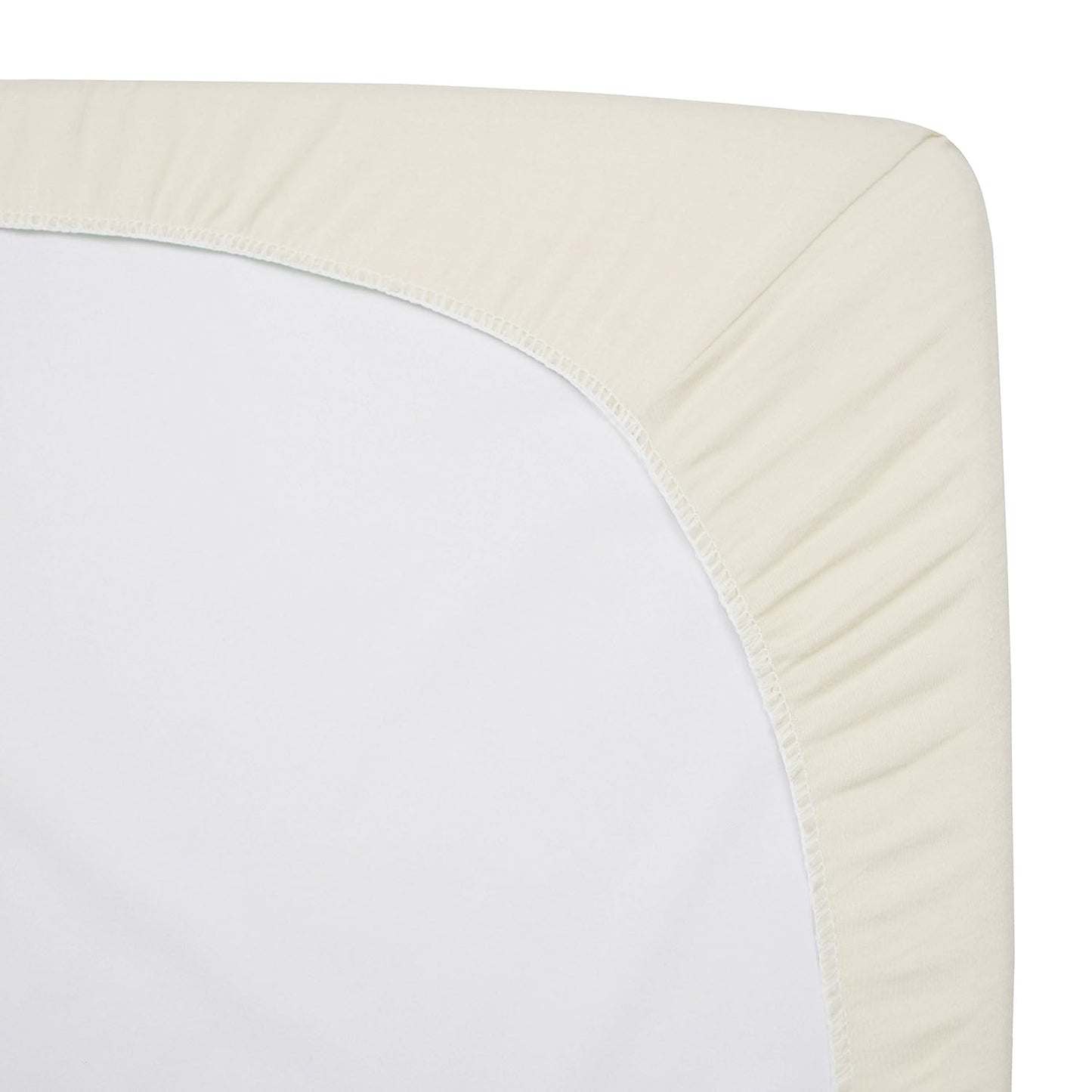 American Baby Company 2 Pack 100% Natural Cotton Fitted Pack and Play Sheets 39" x 27" - Soft & Breathable Pack N Play Sheets for Playard & Mini Crib Mattress, Pink Stars/Zigzag, for Boys & Girls