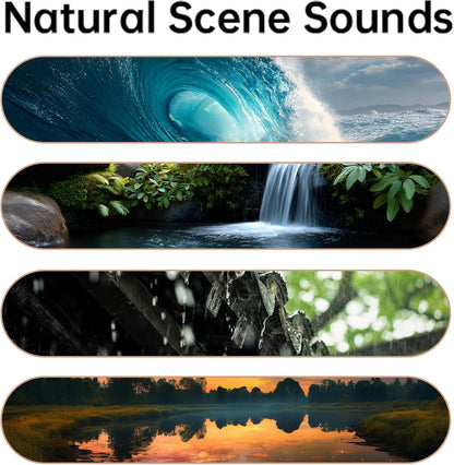 Q9 White Noise Machine, Portable Sleep Sound Machine with 7 Color Night Light, 15/30/60 Min Timer, Soothing Relaxing Sounds for Baby Nursery, Bedroom, Office and Travel Use