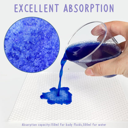 50 Packs Super Absorbent Urine Pads Portable Child Used with Travel Potty Bags Disposable Liners for Toddlers, Toilet Seat for Kids Pee Training