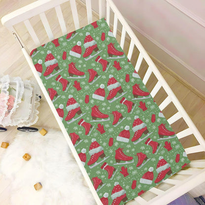 Baby Crib Sheet Cute Goose Flowers Crib Mattress for Boys and Girls Playard Sheet Soft Breathable Fitted Baby Mattress Cover 52x28in