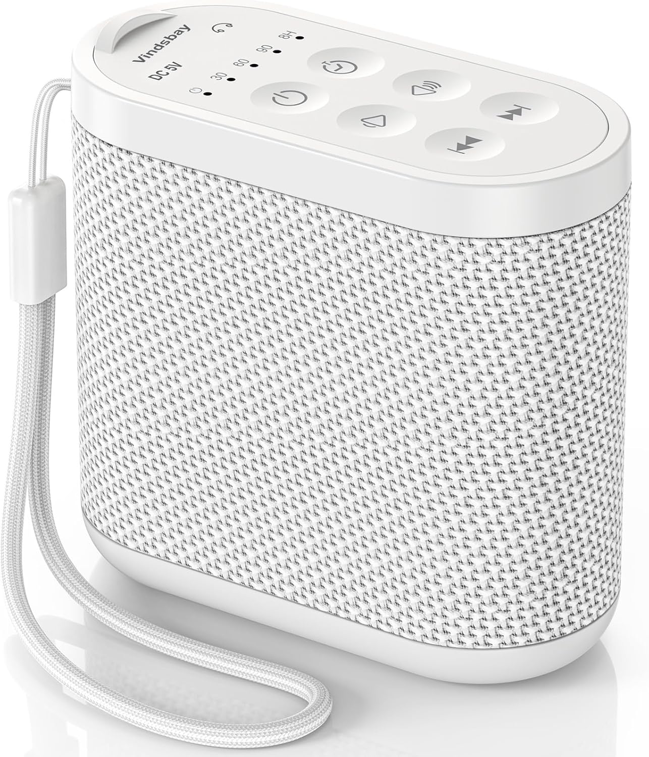 Portable White Noise Sound Machine for Adults, Baby - Brown/Pink/White Noise Machine：Rechargeable Battery, Headphone Jack, 21 Sounds, Nonstop Play & Sleep Timer, Memory Function, Home, Office,Travel