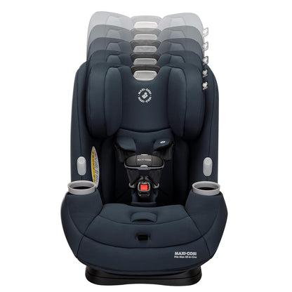 Maxi-Cosi Pria Max 3-in-1 Convertible Car Seat, Infant to Toddler Car Seat, ClipQuick Magnetic Chest Clip, Quick-Install Latch, Machine-Washable Cover, 5-100 lbs, Oyster Shell