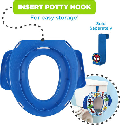 Pinkfong Baby Shark 2 Piece Essential Potty Training Set - Soft Cushion, Baby Potty Training, Safe, Easy to Clean, Step Stool