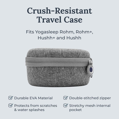 Yogasleep Hushh Portable White Noise Sound Machine for Baby - 2 Pack - 3 Natural Sounds with Volume Control, Compact Size, Noise Canceling for Sleep Aid, Office Privacy, & Meditation, Registry Gift