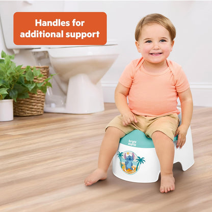 Bright Starts Disney Princess Full Comfort Potty Training Toilet, Easy Clean Removable Bowl, Splash Guard, High Back for Comfort & Stability, Toddlers up to 50 lbs