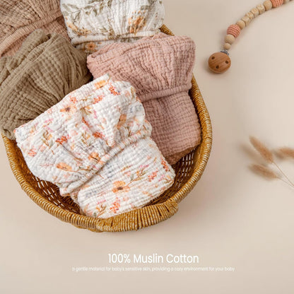 lulumoon Muslin Bassinet Sheets for Baby: Soft Bedside Sleeper Bassinet Fitted Sheets for Boys and Girls