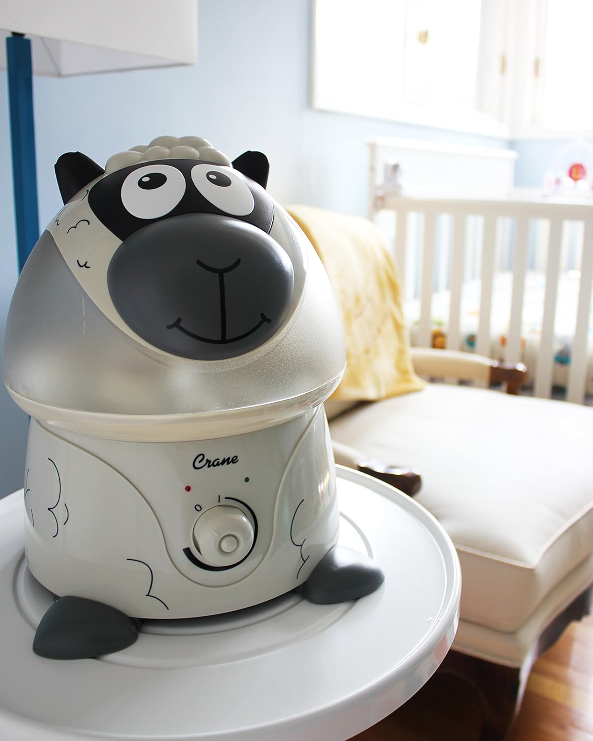 Crane Cute Animal Humidifier for Kids Bedroom and Nursery, Ultrasonic Cool Mist, 1 Gallon, Auto Shut Off, Cool Mist Humidifier
