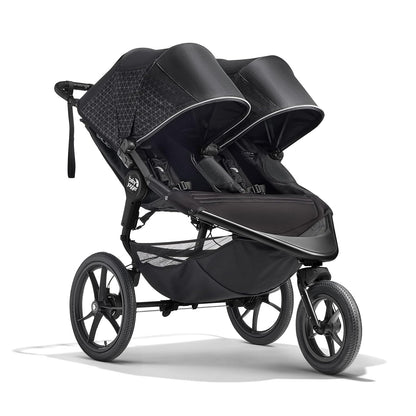 Baby Jogger Summit X3 3-Wheel Jogging Stroller with Hand Brake, Baby Stroller with One-Hand Compact Fold, All-Wheel Suspension for Running, Jogging, and Everyday Outings, Midnight Black
