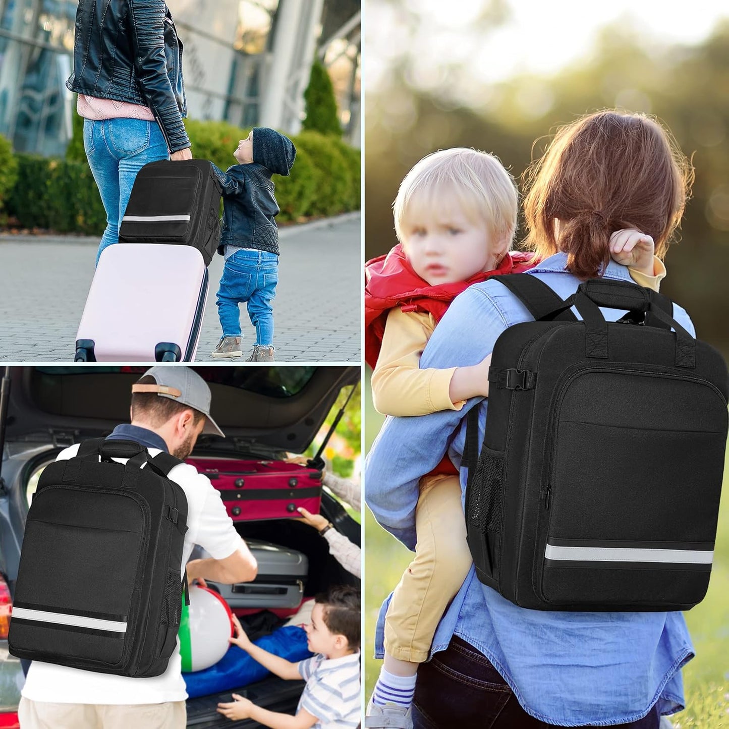 HODRANT Stroller Travel Bag Compatible with GB Pockit & Pockit Air Plus, Lightweight Backpack for Airplane Travel Essentials and Gate Check, Bag Only