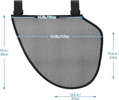 Accmor Universal Stroller Organizer, Side Sling Stroller Organizer, Mesh Cargo Net Stroller Storage Caddy, Stroller Bag Accessories Fits for Uppababy, Nuna, Baby Jogger, Britax, Doona Strollers