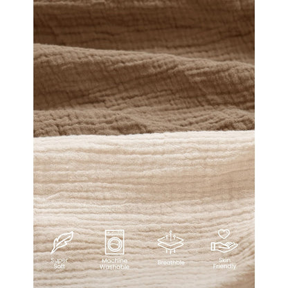 Konssy Muslin Mini Crib Sheets, 100% Soft Cotton Pack and Play Sheets for Pack N Play Mattress, Playard Baby Crib Sheets for Baby Girls (Floral, Pink)