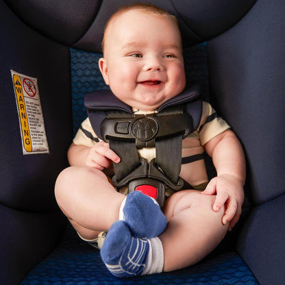 Safety 1st Smooth Ride Convertible Car Seat, 2-in-1 Rear & Forward Facing, 5-40 lbs, 30-50 lbs, Fits 3 Across, Slim Design, Latch, Machine-Washable, Travel-Ready, Steamship