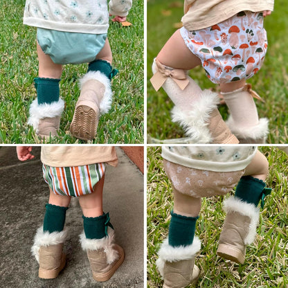 Mama Koala Reusable Adjustable Cloth Diaper Covers with Double Gusset for Girls and Boys, Snap Closure, Size M(Simply Neautrals)