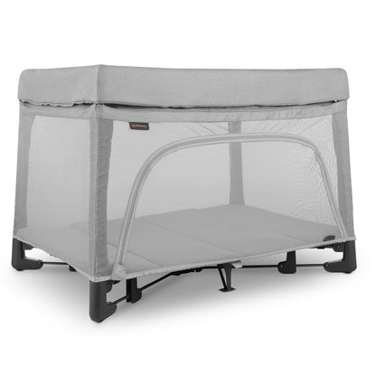UPPAbaby Remi Playard | Deluxe 3-in-1 Portable Playard, Bedside Bassinet + Travel Crib| Mesh Bassinet, Mattress, Organic Cotton Mattress Cover + Storage Bag Included | Charlie (Sand Mélange)