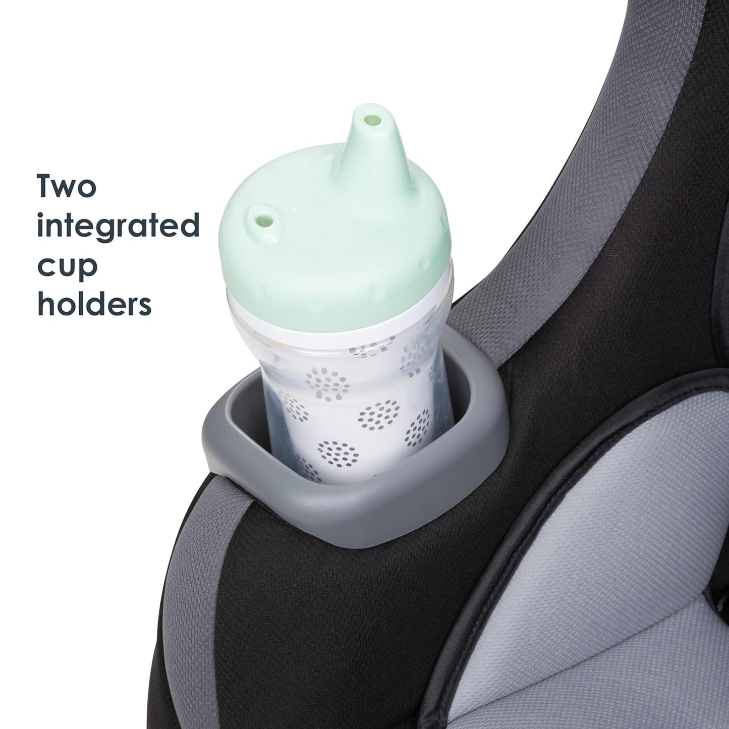Baby Trend Trooper™ Slim 3-in-1 Convertible Car Seat, Dash Black – Slim Fit, 3-in-1 Growth Modes, Lightweight Design, Adjustable Comfort Padding