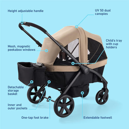 Graco Modes Adventure Stroller Wagon, Acadia