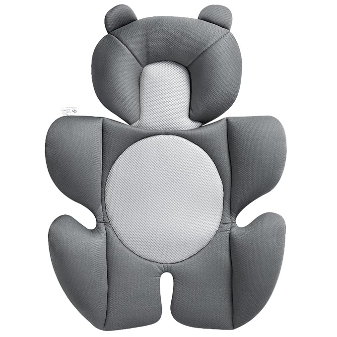G Ganen Baby Comfort Support Cushion Stroller and Seat Comfort Cushion Insert Liner (Dark Grey)