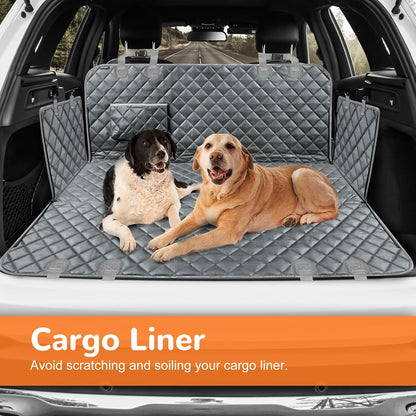 URPOWER Dog Car Seat Cover for Pets 100% Waterproof Seat Cover Hammock 600D Heavy Duty Scratch Proof Nonslip Durable Soft Back Seat Covers for Cars and SUVs