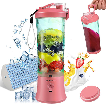 Portable Blender for Smoothies, Freshly Squeezed Juices, Milk shakes and Baby food, 20 oz BPA Free, Suitable for Outdoor Sports, Family, Travel. （Black）