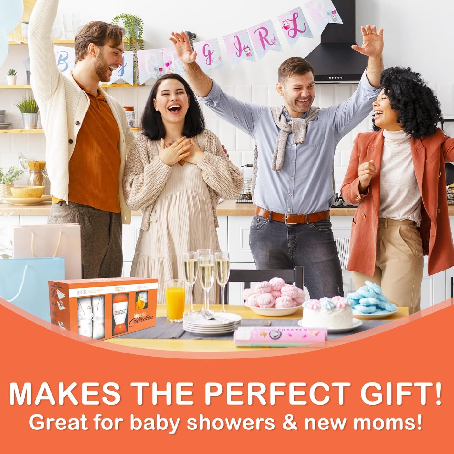 Baby Shusher Portable Sound Machine - Mom-Like 'Shh!' Sound for Baby, Sleeping Soother, Newborn Essentials for Crib, Battery Operated Hush, Travel Friendly, Shower & Registry Gift - 1 Count
