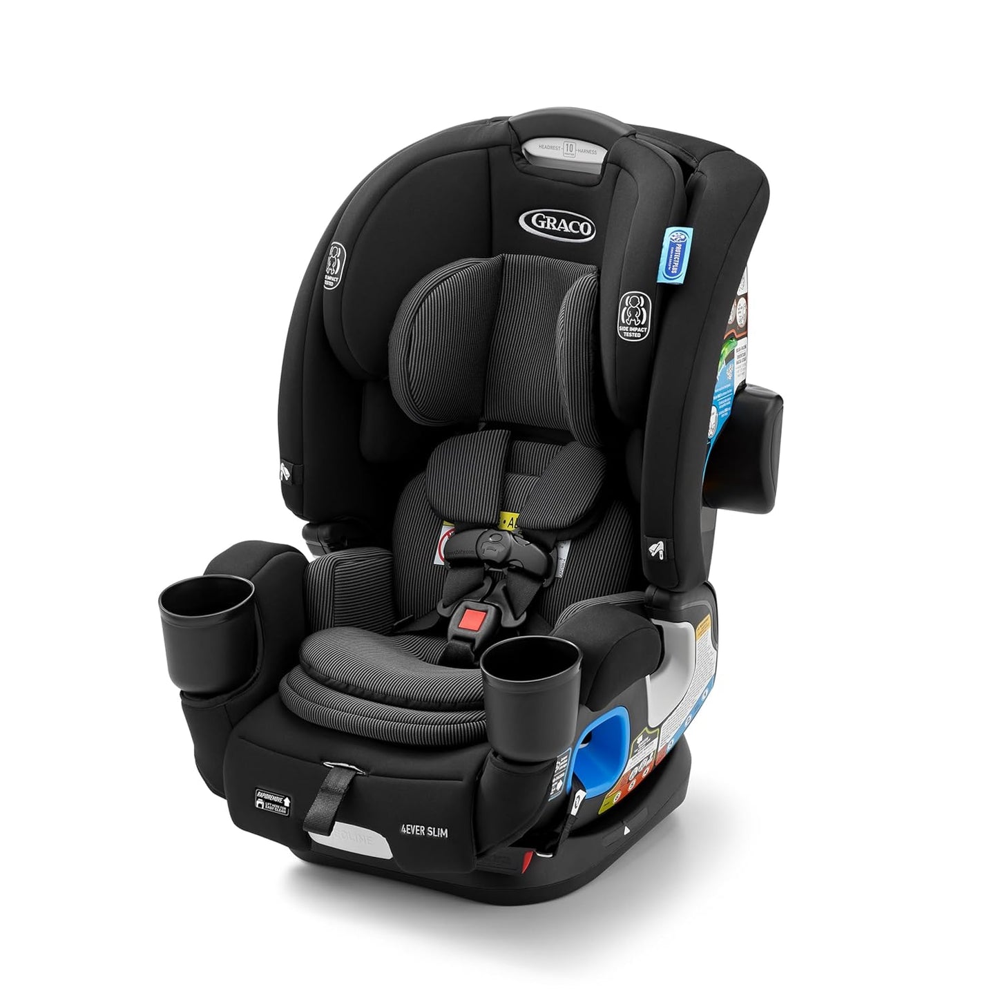 Graco® 4Ever DLX 4 in 1 Car Seat | Infant to Toddler Car Seat, Maven, Adaptable for 10 Years of Use, Size: 20x21.5x24 Inch