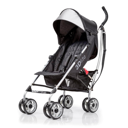 Bright Starts Ford Bronco HighGear Stroller, Lightweight Foldable Stroller with Sport Details, Large Storage Basket, Anti-Shock & Lockable Wheels, Unisex Area 51 Blue/Green