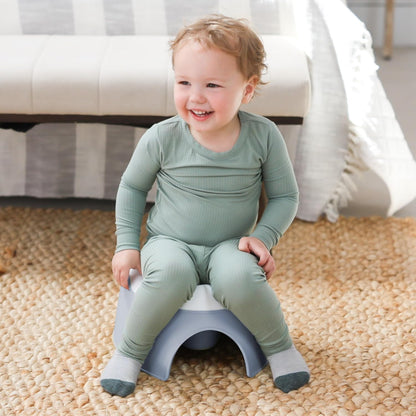 Jool Baby 2-in-1 Toddler Potty Chair + Training Seat for Toilet Training – Splash Guard, Easy to Clean (Sage)
