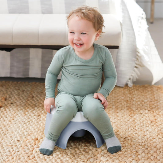 Jool Baby 2-in-1 Toddler Potty Chair + Training Seat for Toilet Training – Splash Guard, Easy to Clean (Sage)