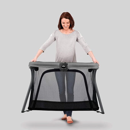 Chicco Alfa Lite Lightweight Travel Playard, Portable Playpen for Babies and Toddlers, Snap-Open/Compact Fold Design, 13 lbs., Baby Travel Essential | Midnight/Navy