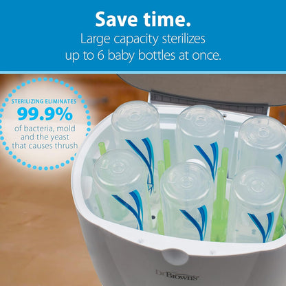 Dr. Brown's All-in-One Sterilizer and Dryer for Baby Bottles, Parts and Other Newborn Essentials