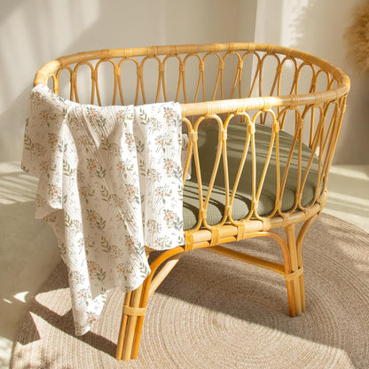 lulumoon Muslin Bassinet Sheets for Baby: Soft Bedside Sleeper Bassinet Fitted Sheets for Boys and Girls