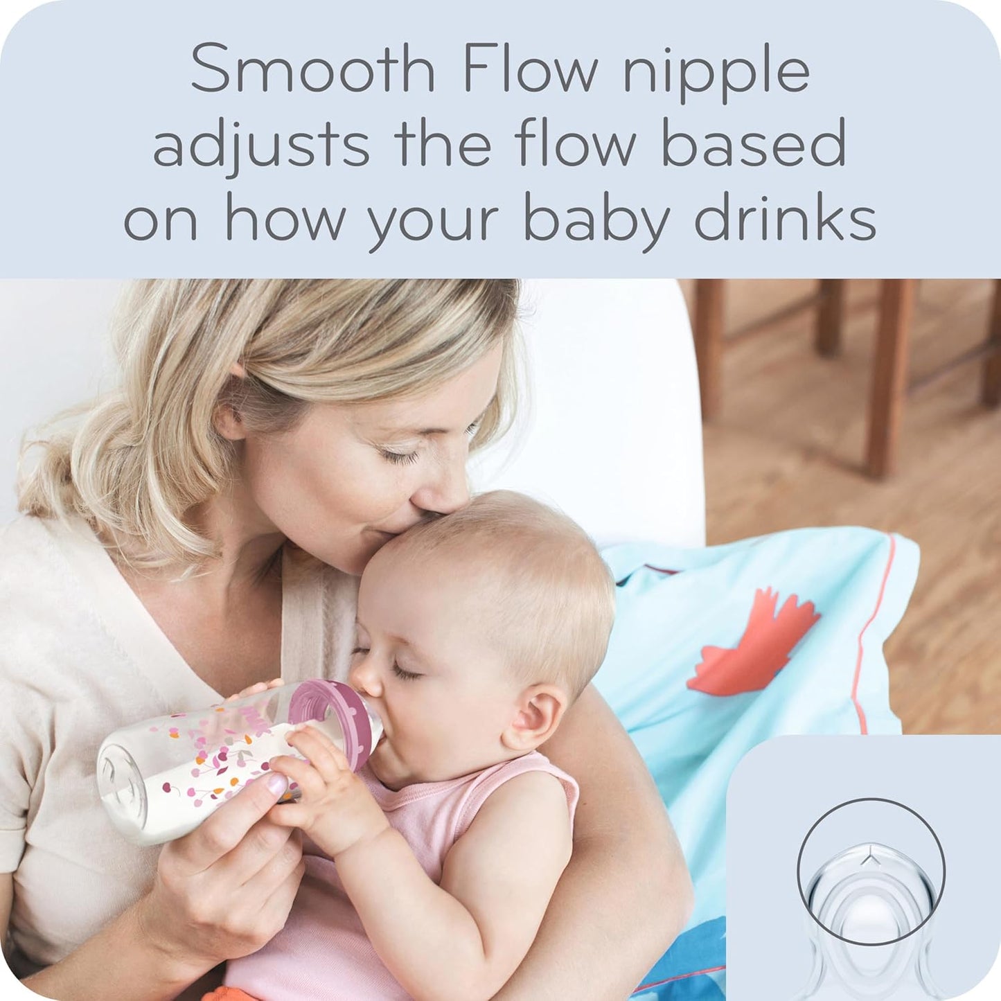 NUK Smooth Flow Anti Colic Baby Bottle