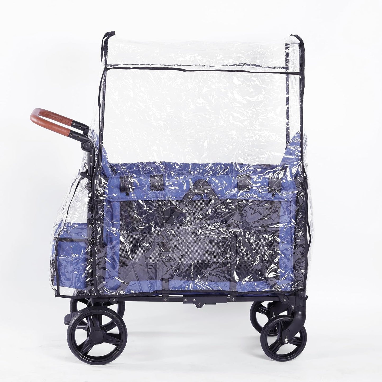 SeedFuture Raincover for W2 Stroller Wagon, Rain Cover Compatible with WONDERFOLD W2, Waterproof, Windproof, Protect from Dust and Snow