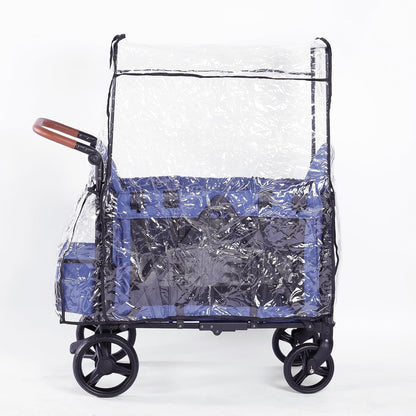 SeedFuture Raincover for W2 Stroller Wagon, Rain Cover Compatible with WONDERFOLD W2, Waterproof, Windproof, Protect from Dust and Snow