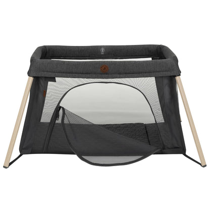 Maxi-Cosi Calao Travel Playard, Infant Bassinet, Toddler Playpen, Portable, Lightweight, Foldable, Easy Setup, with Carry Bag, Breathable Mesh, Truffle