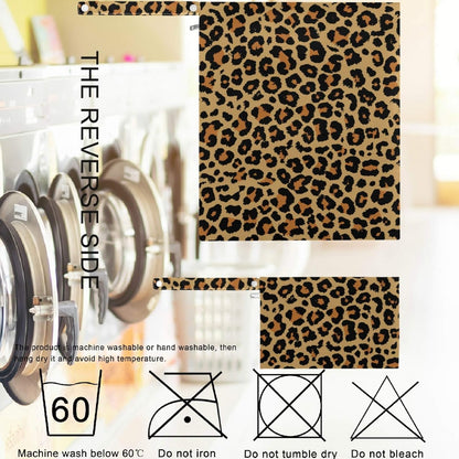 visesunny Leopard Grain 2Pcs Wet Bag with 2 Zippered Pockets Snap Handle Washable Reusable Roomy for Travel,Beach,Pool,Daycare,Stroller,Diapers,Dirty Gym Clothes, Wet Swimsuits, Toiletries