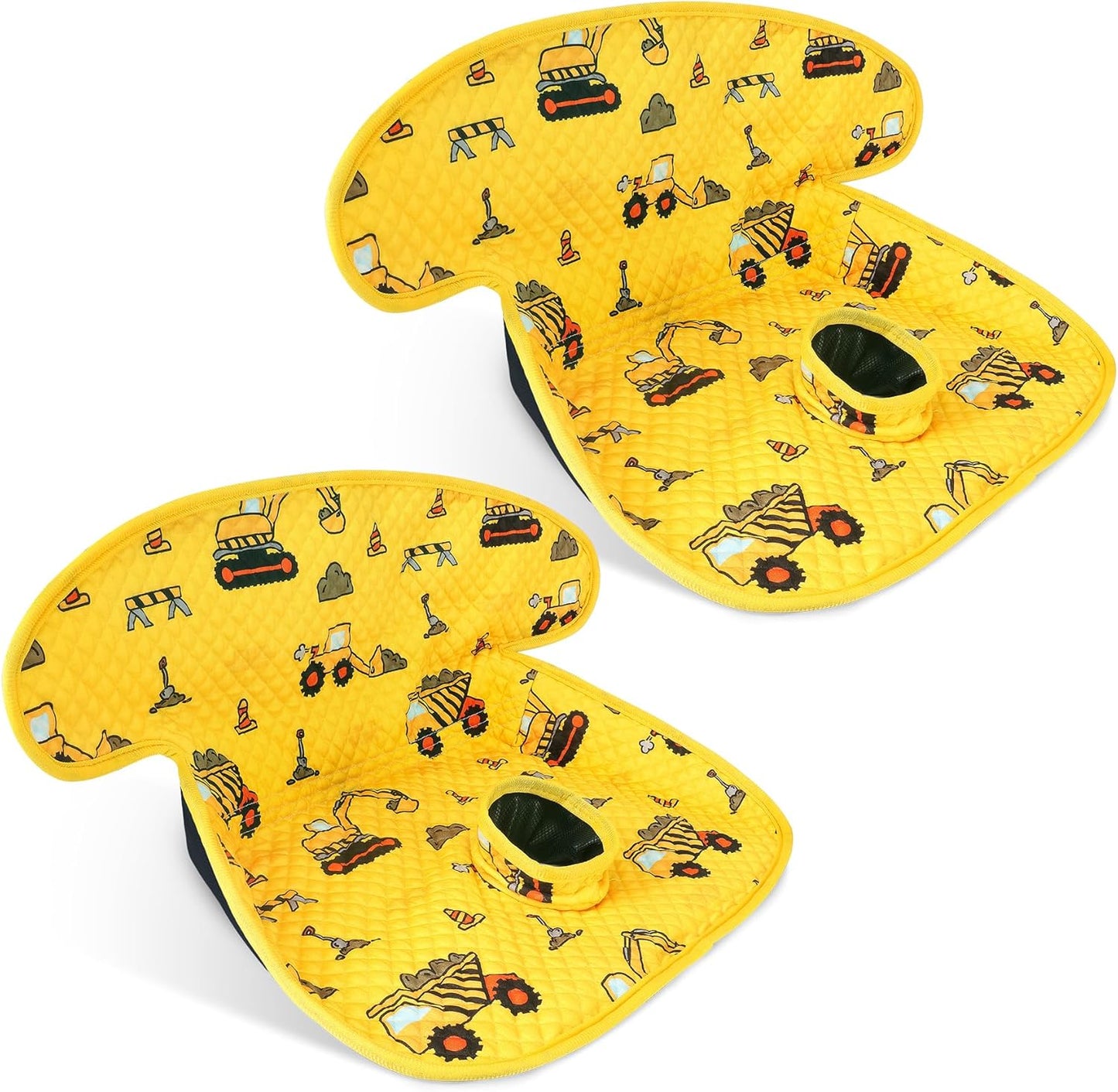 COOLBEBE Infant Car Seat Protector for Potty Training, 2 Pack Dry Waterproof Car Seat Liner Toilet Training for Baby Infant Toddler, Piddle Pads Cover Car Seat Pad for Strollers & Carseat (Grey,2PC)