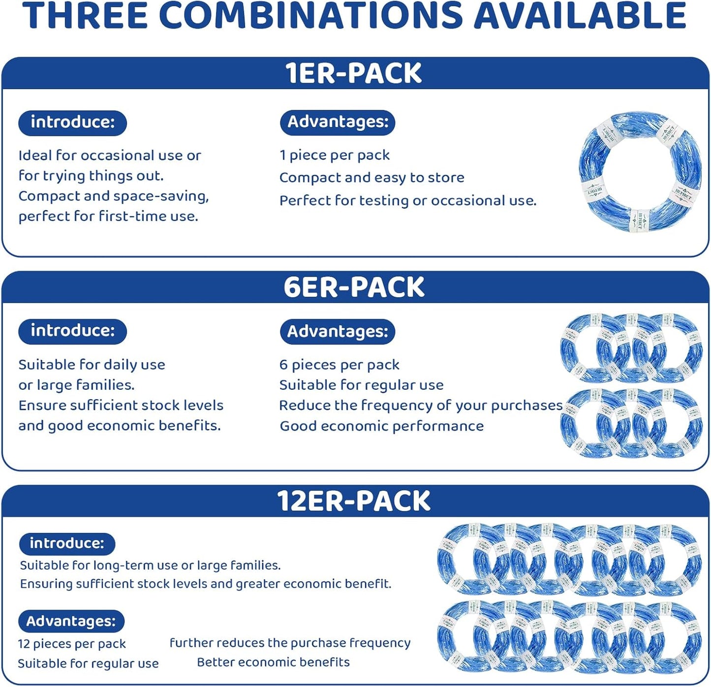 12er-Pack Refill Bags, Cat Litter Refill Bags, Diaper Refills, With Excellent Sealing and Toughness, The Refill Bag is Compatible With all Diaper Pails and Cat Litter Disposal Pails