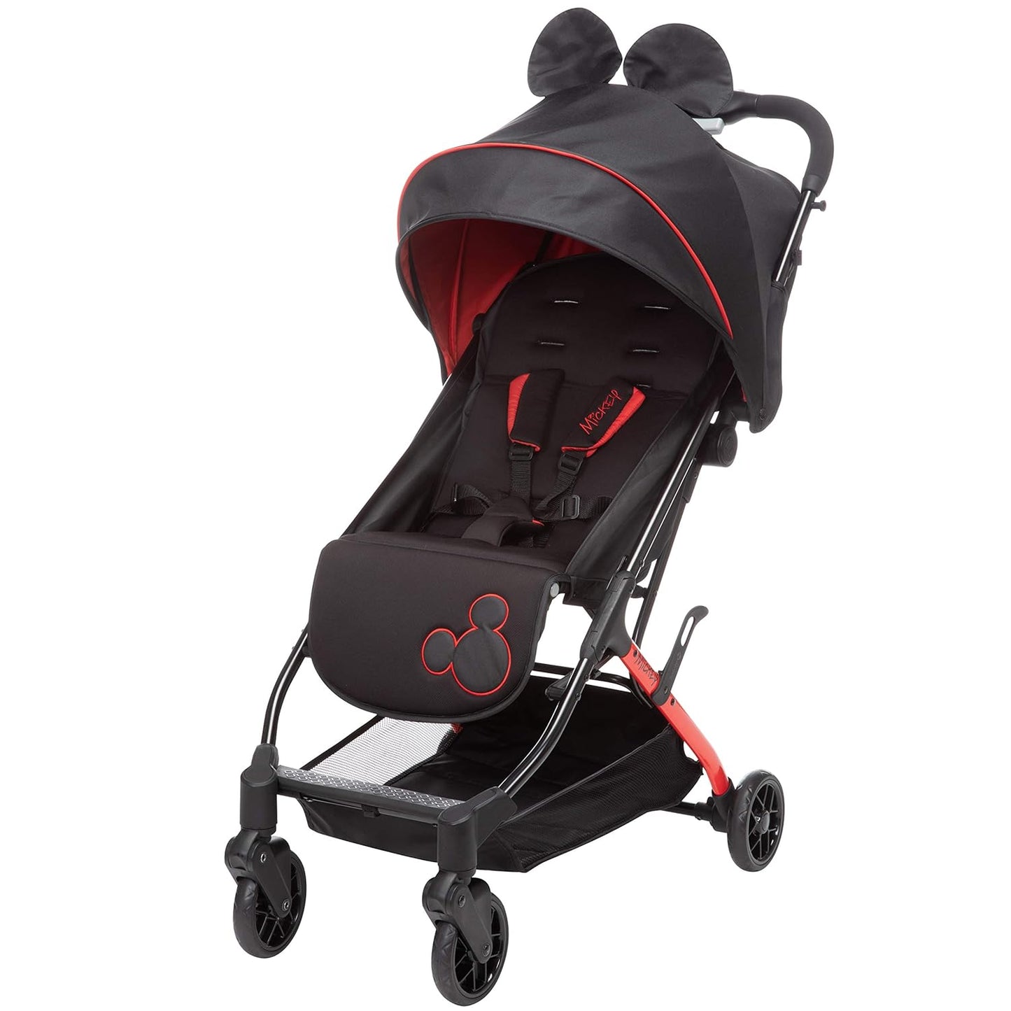 Disney Mickey Mouse Teeny Ultra Compact Stroller, Let's Go Mickey!, Black