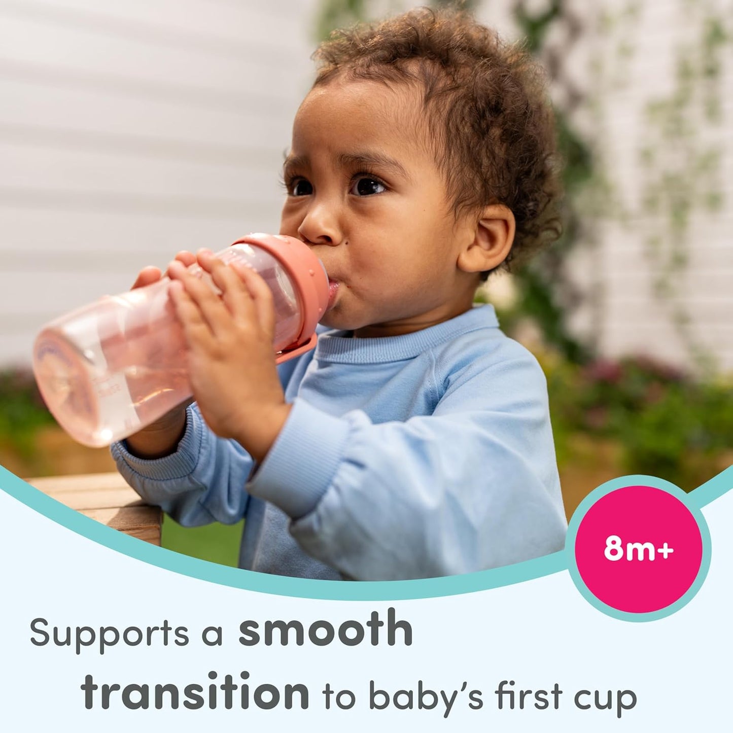 NUK Active Spill Proof Sippy Cup, 10 oz, 2 Pack, 8+ Months, Pink – BPA Free, Spill Proof Sippy Cup