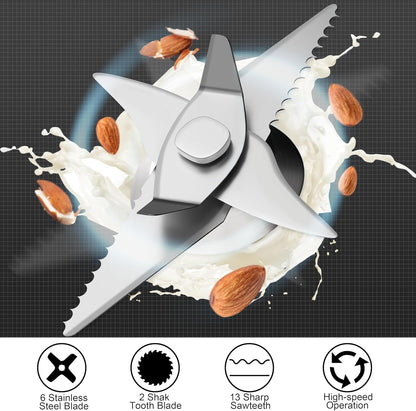 Arcmira 𝟲 𝗶𝗻 𝟭 Nut Milk Maker, 20 oz(600ml) Homemade Almond, Oat, Soy, Coconut, Plant Based and Non Dairy Beverages, Milk Blender Machine with Delay Start, Keep Warm, Boil Water, Self Cleaning