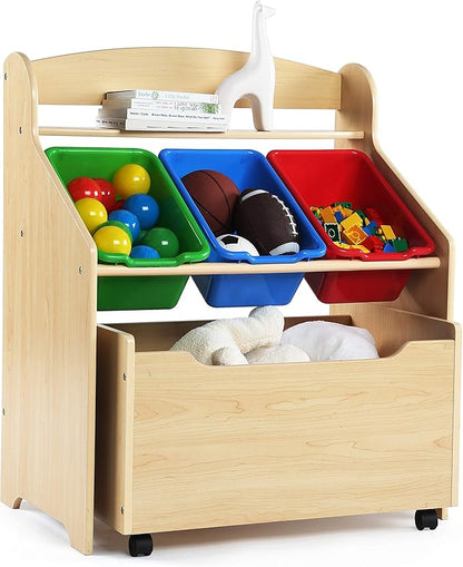 Humble Crew Kids' Store-All Unit, Natural Finish (TB816)