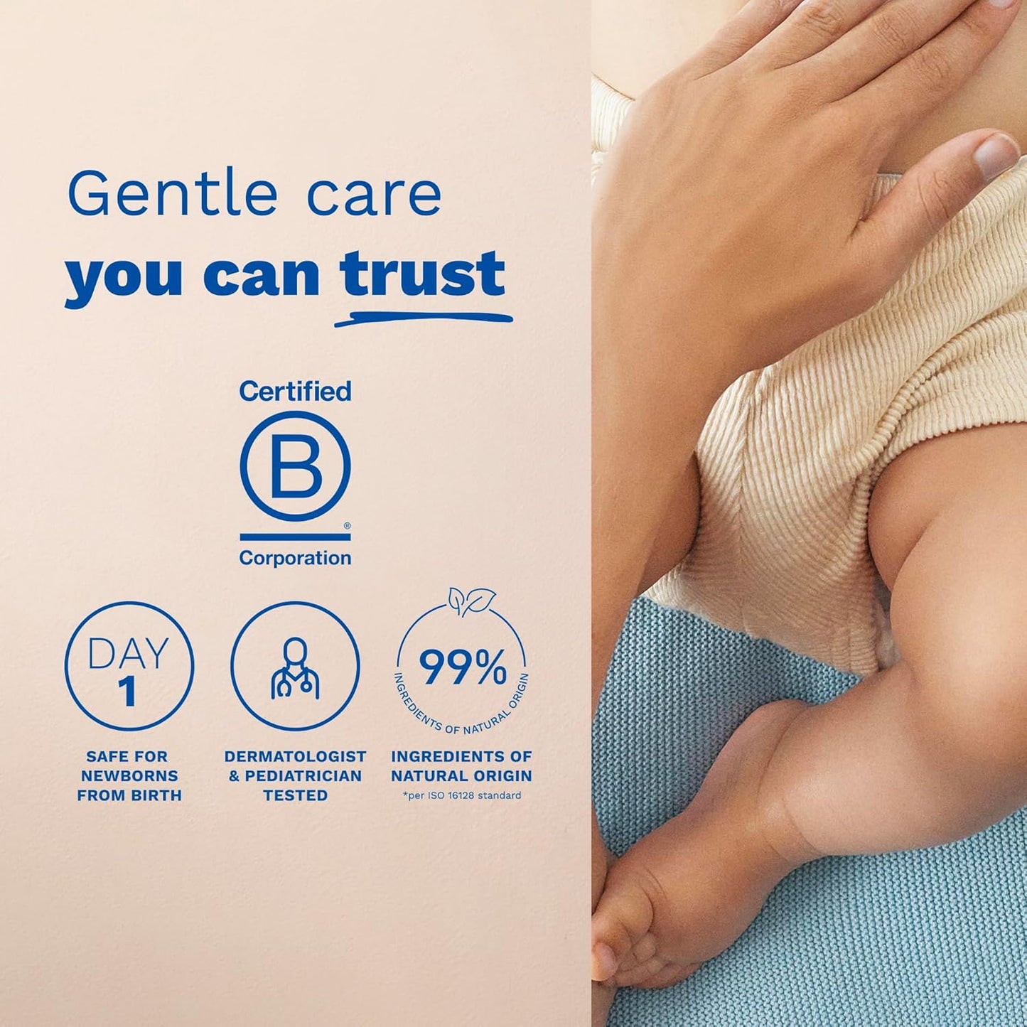 Mustela Liniment - No-Rinse Baby Cleanser for Diaper Change - with Extra Virgin Olive Oil - Fragrance-Free - 13.52 fl. Oz