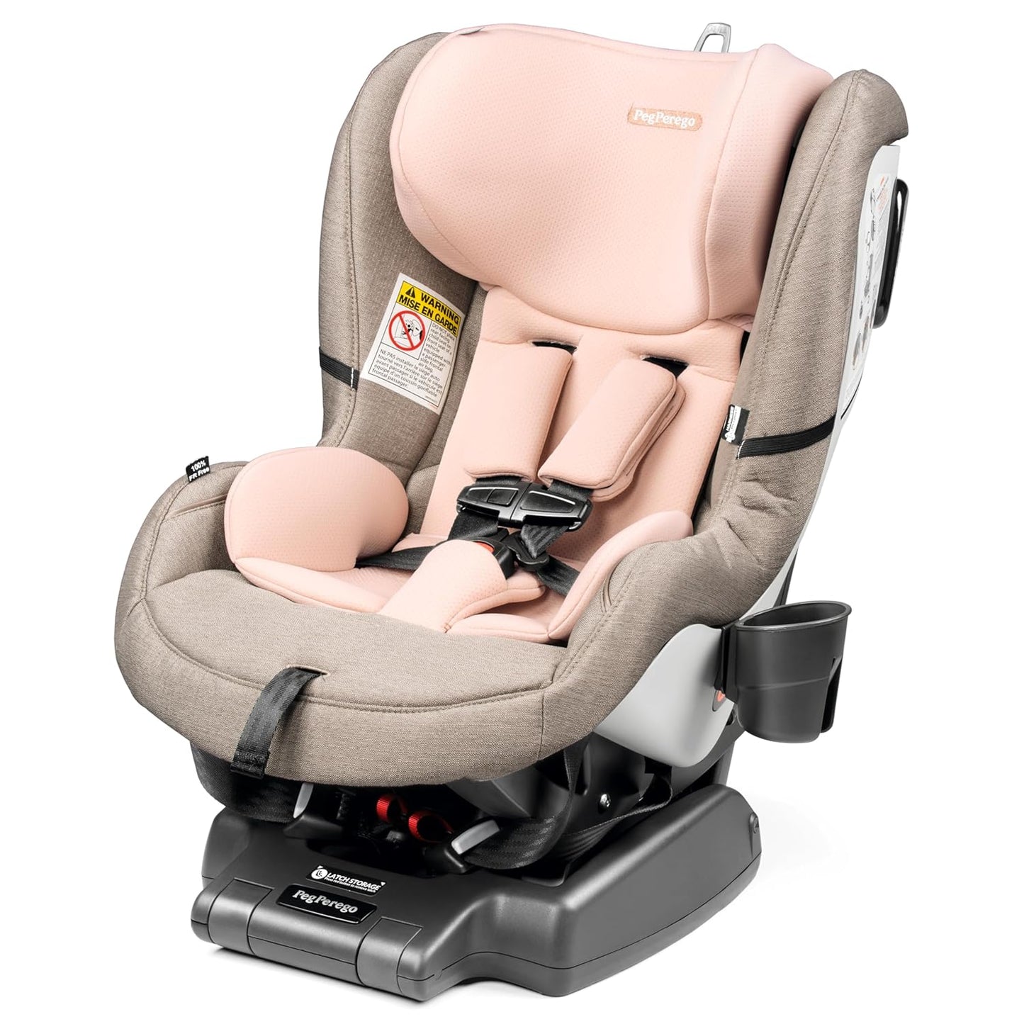 Peg Perego Primo Viaggio Convertible Kinetic - Reversible Car Seat - Rear Facing for Children 5 to 45 lbs and Forward Facing for Children 26.5 to 65 lbs - Made in Italy - Licorice (Black)