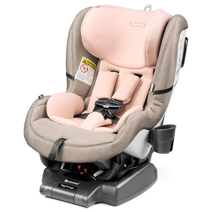 Peg Perego Primo Viaggio Convertible Kinetic - Reversible Car Seat - Rear Facing for Children 5 to 45 lbs and Forward Facing for Children 26.5 to 65 lbs - Made in Italy - Licorice (Black)