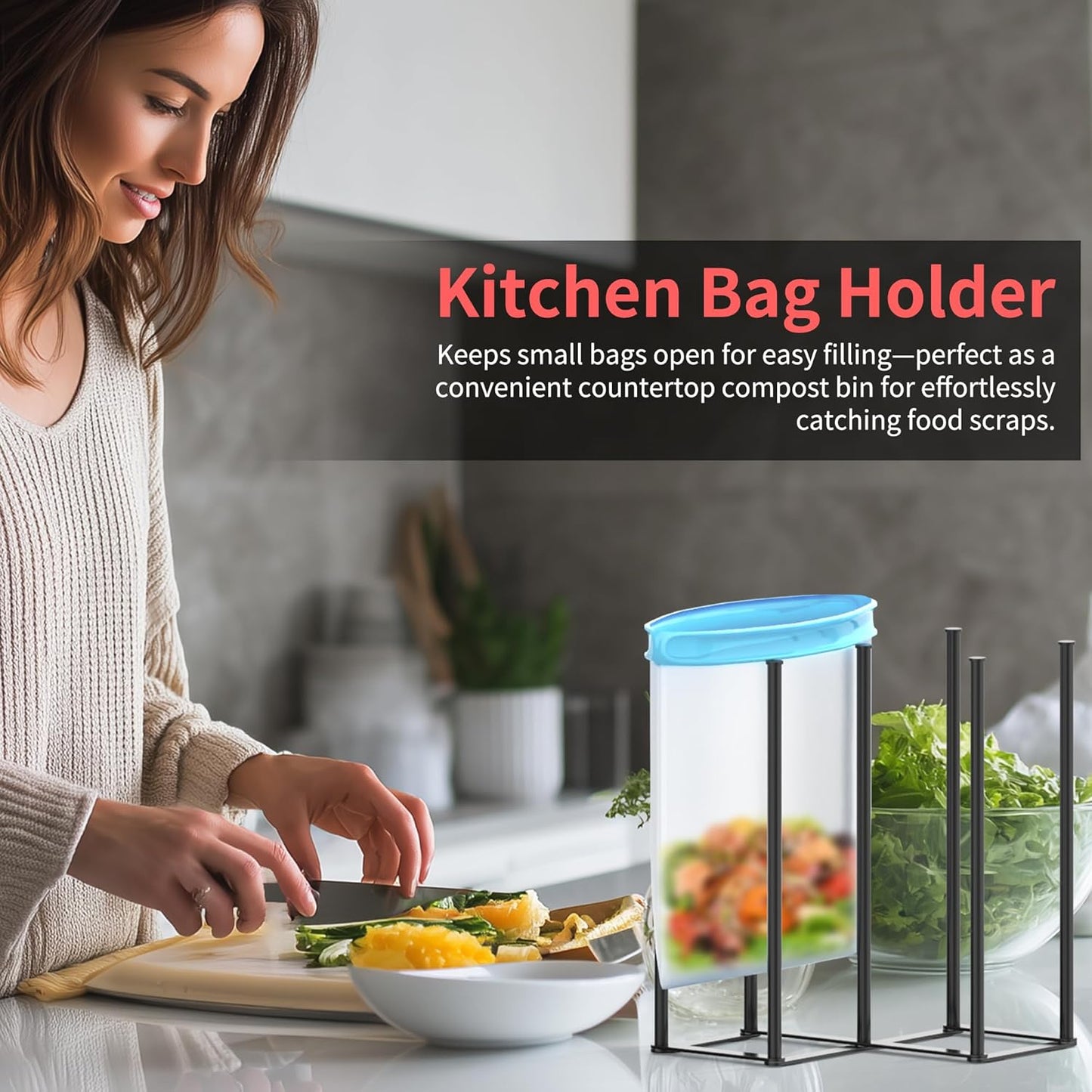 Collapsible Bottle Drying Rack, Baby Bottle Drying Rack, Foldable Cup Draining Holder, Retractable Reusable Silicone Bag Dryer with Non-Slip Bottom - Stainless Steel (Black)